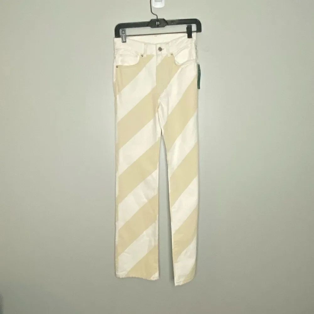 H&M Studio Collection Chevron Print Jeans NWT - Picture 3 of 5
